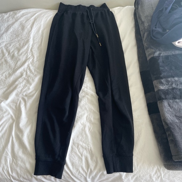 Black Drawstring Sweatpants - Picture 1 of 2